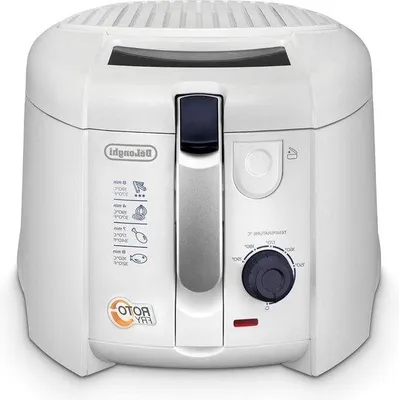 Image de Friteuse électrique 1800 W, 12 litres, en acier inoxydable, blanche