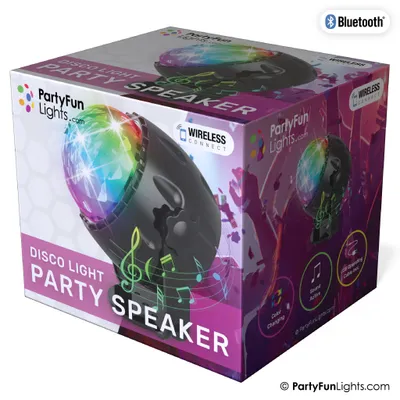 Produktbild von PartyFunLights Diskolicht-Party-Lautsprecher mit Fernbedienung