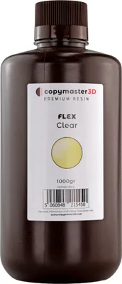 Zdjęcie produktu dla Żywica Copymaster3D Flex UV – 1 kg – przezroczysta