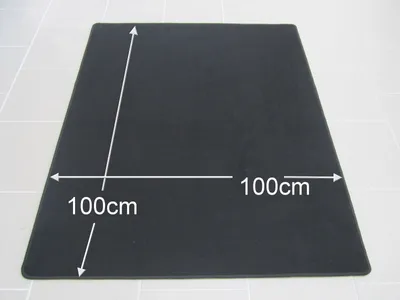 Produktbild von Bodenschutzmatte Unterlage Fitnessgerät extrem hochwertiger Teppich 100 cm x 100 cm