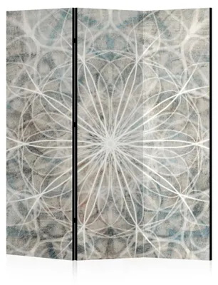 Image de LUMASOUL Paravent double face, paravent séparateur d'espace intérieur, motif bohème, 135 x 172 cm