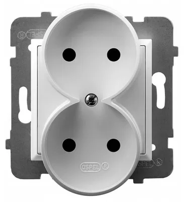 Obrázek produktu pro Ospel GP-2UR/m/00, Bílá, IP20, 16 A, 71 mm, 45 mm, 71 mm