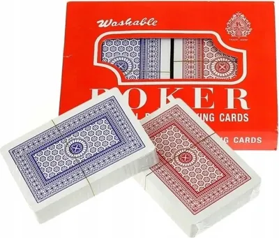 Obrázek produktu pro Pokerové hrací karty, bridžová karetní hra, rodinný balíček, 108 kusů, 2 balíčky