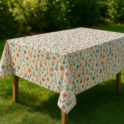 Produktbild von PVC Wachstuch Blumen Blüte abwischbar Wachstuchtischdecke 140 x 380 - 36880-bunte Blumen