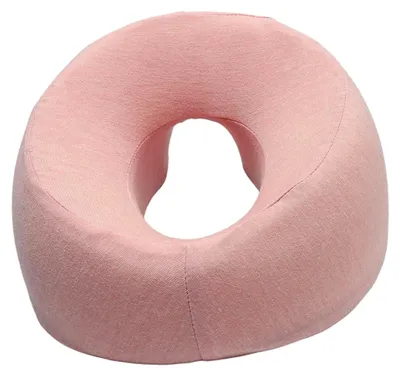 Produktbild von Massagekissen für die Bauchlage zum Schlafen, Stützkissen aus Memory-Schaum, Kopfstütze mit Gesichtskissen, Rosa