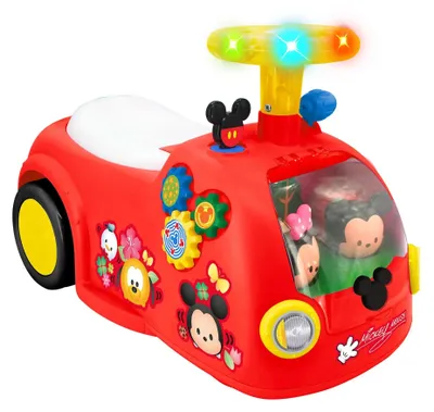 Image de KIDDIELAND Porteur Mickey son et lumière Ride 'N Go avec coffret Zoom
