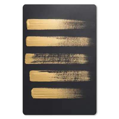 Produktbild von MuchoWow® Mauspad Mousepad Muster aus goldener Farbe auf schwarzem Hintergrund 40x60 cm - Mousepads - Maus Mat - Pad - Mausunterlage - Schreibtisch Accesoire