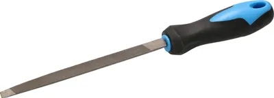 Imagen del producto de KOTARBAU® Lima triangular 150 mm, Lima para metales, Lima con mango perfilado, Limas para metal, Lima de taller
