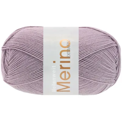 Produktbild von Lana Grossa MEILENWEIT 100 g Merino Extrafine weiche Merino-Sockenwolle 420 m Farbe 2433 - Mauve