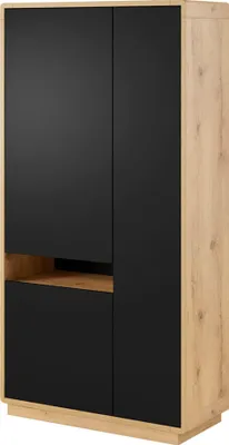 Immagine prodotto di Armadio Aston multiuso 92x40x181cm Rovere Taurus nero (18736)