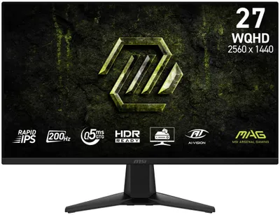 Produktbild von MSI MAG 275QF E20, 68,6 cm (27"), 2560 x 1440 Pixel, Wide Quad HD, LCD, 0,5 ms, Schwarz