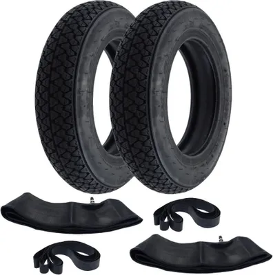Obrázok produktu pre 2x pneumatiky VeeRubber VRM054 3.50-10 (3 1/2 x 10) 59J TT + duša + páska na ráfik