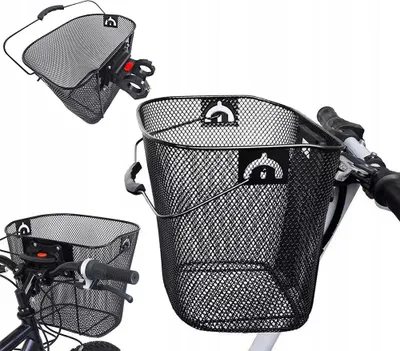 Obrázek produktu pro Přední cyklistický košík Profi_Art 6001894, černý