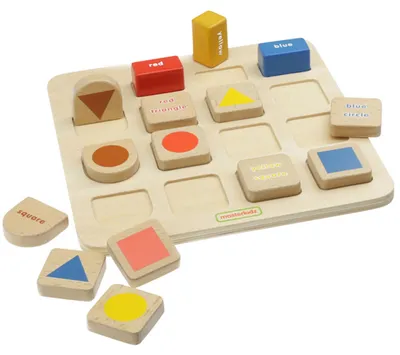 Produktbild von Masterkidz Lerntafel-Formen- und Farbensortierer