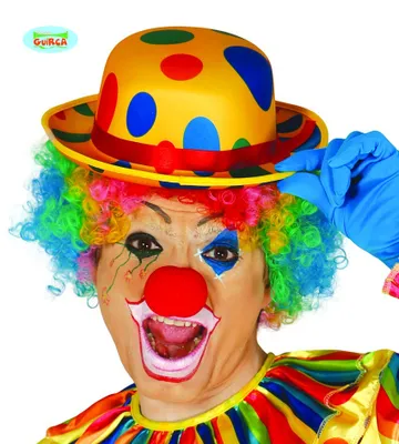 Immagine prodotto di cappello da clown colorato per adulti