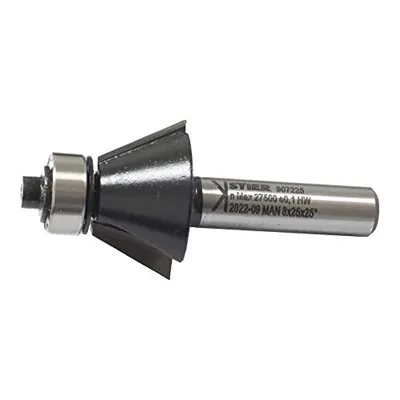 STIER Abrundfräser D28,6 Mm – Hartmetall-bestückt Für Holz, Radius 7,9 Mm, Schaft 8 Mm