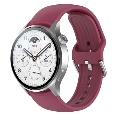 Produktbild von Bizon Strap Uhr Silikon Pro Xiaomi Uhr S1 Pro dunkel lila