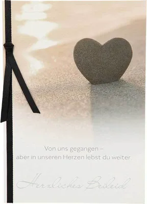 Produktbild von Depesche Trauerkarten Sortierung : Von uns gegangen - aber in unseren... Trauerkarten Sortierung : Von uns gegangen - aber in unseren...