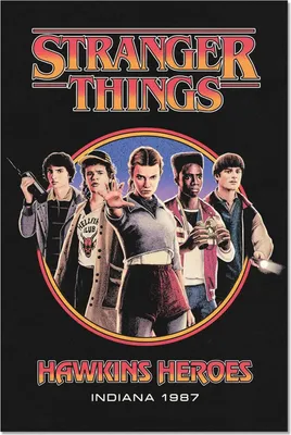 Produktbild von Stranger Things - Staffel 5 - Heroes - Poster 61x91,5 cm