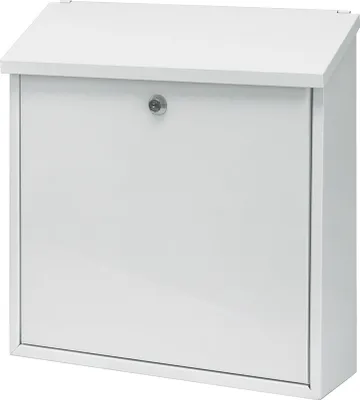 Produktbild von Wandbriefkasten, h 37 cm - Weiß