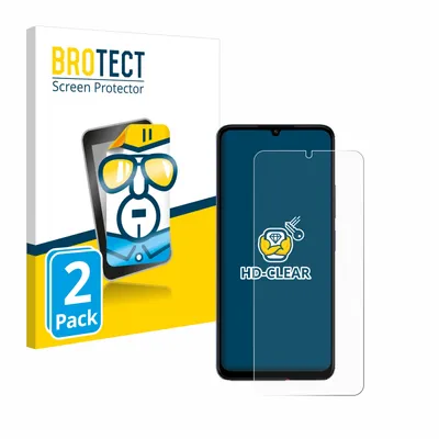 Produktbild von 2x Für Xiaomi Poco C65 Schutzfolie BROTECT Displayschutz Display Schutz Folie Klar Transparent