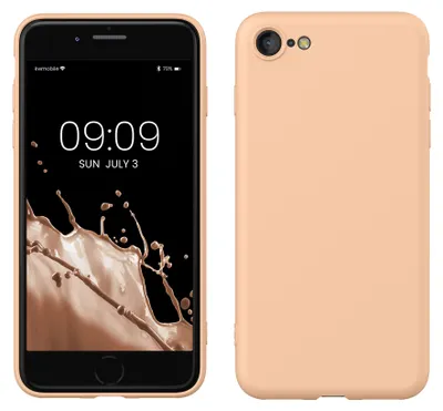 Produktbild von kwmobile Handyhülle für iPhone SE 2022 Hülle / iPhone SE 2020 / iPhone 8 / iPhone 7, für iPhone SE Hülle - Schutzhülle für kabelloses Laden - Case in