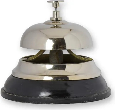 Produktbild von Eine Messingglocke Hotelglocke Replikat Retro Design Dekoration