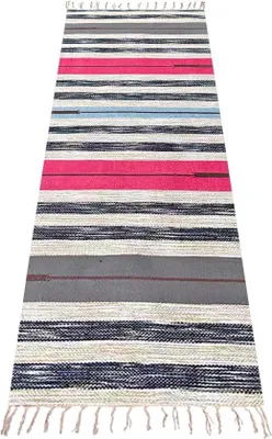 Produktbild von Yogamatte aus Baumwolle, antirutsch, 60x180x3mm, extra lang für Fitness