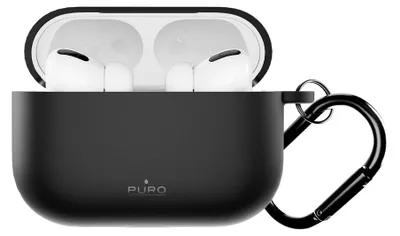Zdjęcie produktu dla Silikonowe etui Puro ICON do Airpods Pro 3, czarne