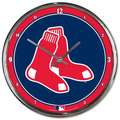 Produktbild von MLB Boston Red Sox Wanduhr Chrome Baseball