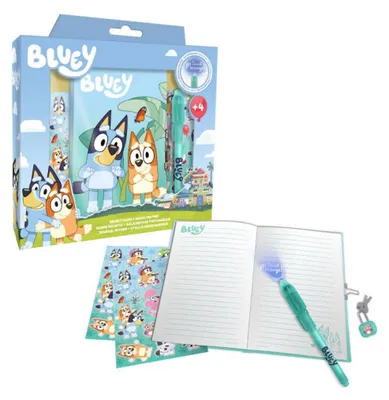Produktbild von Bluey Life Tagebuch + Magischer Stift Set – Kreativ & Sicher