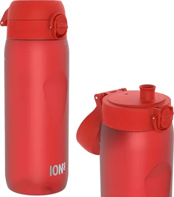 Produktbild von ION8 Wasserflasche mit Messbecher 750 ml Rot