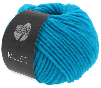 Produktbild von Lana Grossa MILLE II 50 g strapazierfähiges Mischgarn mit Wolle 55 m Farbe 062 - Türkis