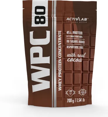 Obrázok produktu pre Activlab WPC 80 Standard 700g, 100 % čistý srvátkový proteínový koncentrát - mliečna čokoláda