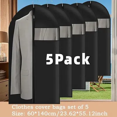 Produktbild von Reistas voor pakken, kleding en stof, 5-delige hangende opbergkoffer, beschermhoes voor kleding, compact