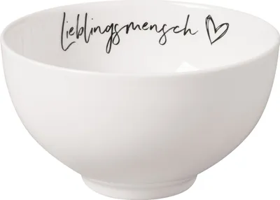 Produktbild von Villeroy & Boch Statement Bol "Lieblingsmensch" 470ml