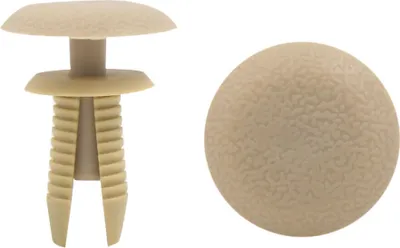 Produktbild von 50Stk. 8mm Beige LKW Auto Stoßfänger Plastik Nieten Schieben-Typ Clips