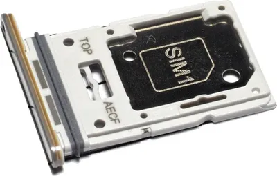 Produktbild von Simkartenhalter passend für Samsung Galaxy A53 5G (SM-A536B) + micro-SD Speicherkartenfach, Serviceware, Weiss
