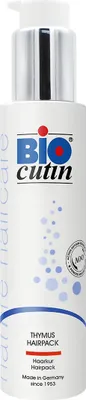 Produktbild von Biocutin Thymus Hairpack 100 ml - feuchtigkeitsspendende Haarkur für trockenes und strapaziertes Haar