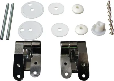 Produktbild von Ersatz Scharniere Befestigungs Set  WC Sitz Toilettensitz  Sanwood  920300 Aruba