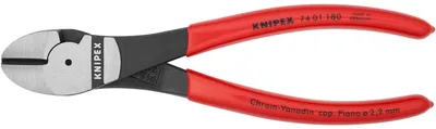 Image de Pince coupante de côté à forte démultiplication KNIPEX 74 01 180 180mm