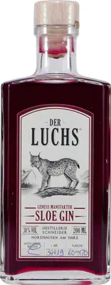 Produktbild von DER LUCHS Sloe Gin 0,2L