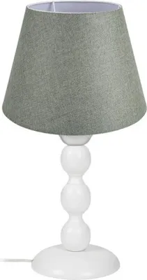 Immagine prodotto di Lampada da tavolo base bianca e paralume colore verde LAGUNAH272638