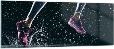 Produktbild von Bilder auf glas - Laufen Lifestyle Leichtathletik Schuhe - 140x50cm - Glasbilder - Wandbilder - Kunstdruck - Wanddekoration aus Glas - Glas Bilder - Wandbild auf Glas - GAB140x50-2900