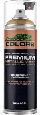 Produktbild von COLORS Sprühlack - 400ml Spraydose | Metallic Gold Bronze Matt