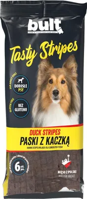 Produktbild von BULT | Hundefutter - Hundesnacks - 6x Strips Ente - 60g Entenstreifen
