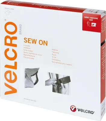 Obrázek produktu pro Velcro VEL-EC60284, Burgundsko, 20 mm, 10 m, 1 kusů, Krabice