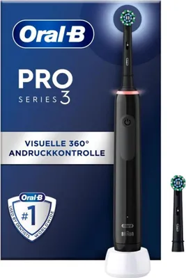 Produktbild von Oral-B PRO 3 3000 Cross Action Black Edition  JAS 22