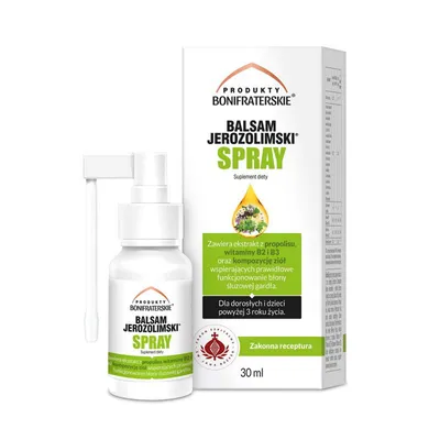 Obrázok produktu pre Jeruzalemský balzam v spreji 30 ml s propolisom