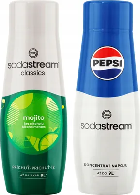 Image de 2x sirop pour Saturator SODASTREAM MOJITO PEPSI COLA Mohito jus concentré